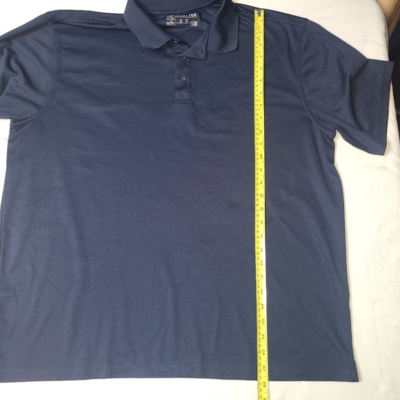 Ariat Tek Polo Size X Large Navy Blue - Picture 8 of 12